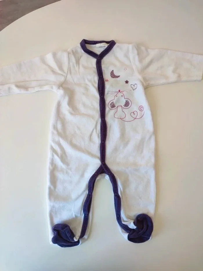 Pyjama velours 6 mois