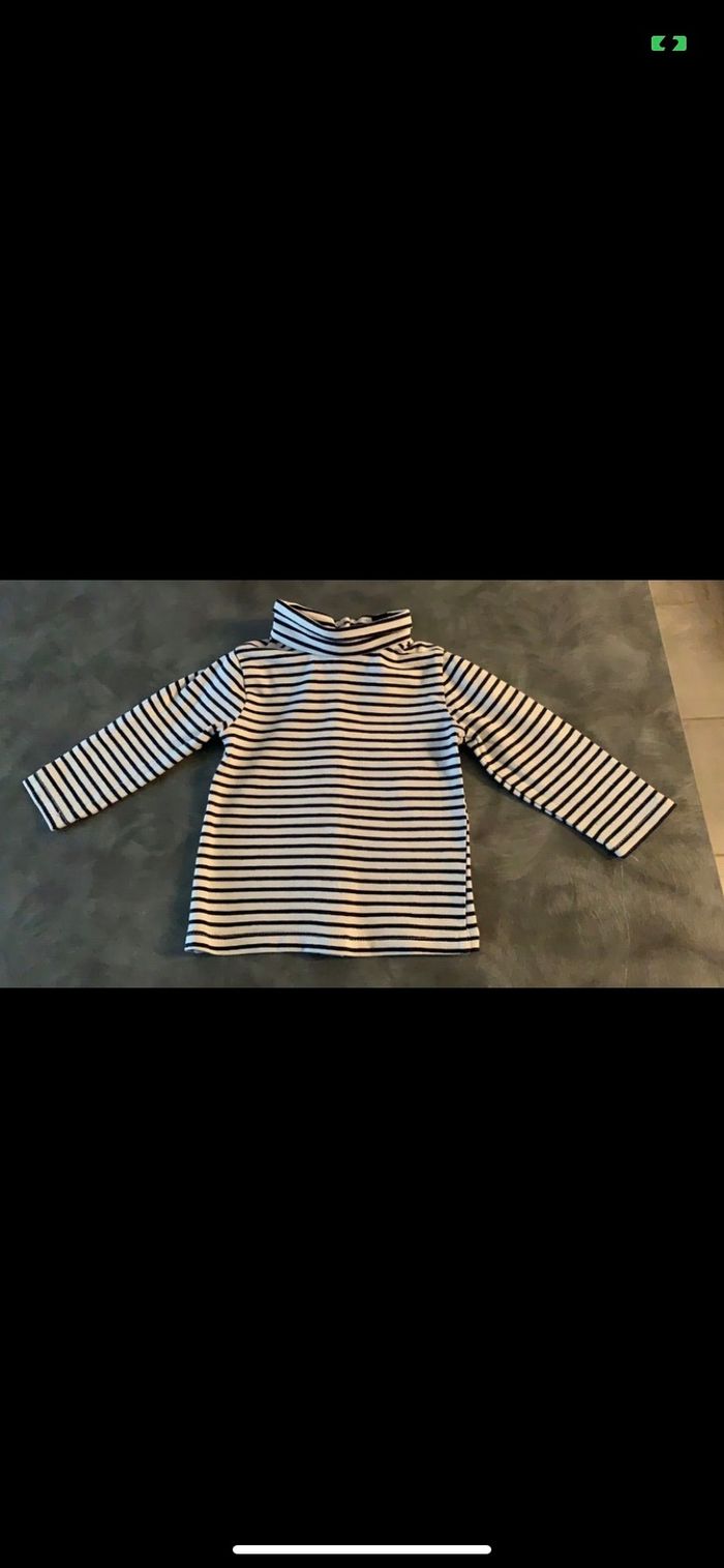 Tee shirt col roulé