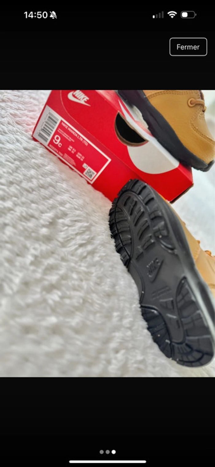 Bottines Nike Bébé garçon Manoa Baby/Toddler Boot - photo numéro 3