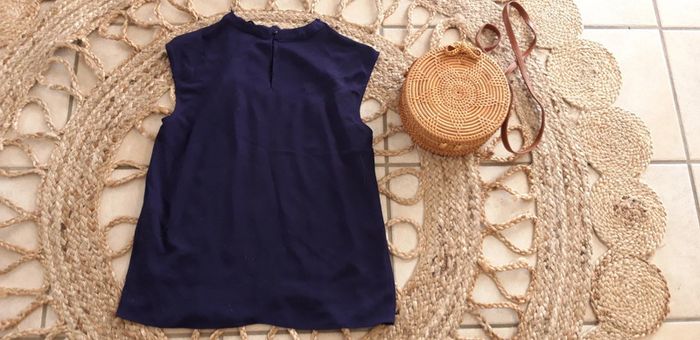 Blouse bleu Marine Naf Naf - photo numéro 4