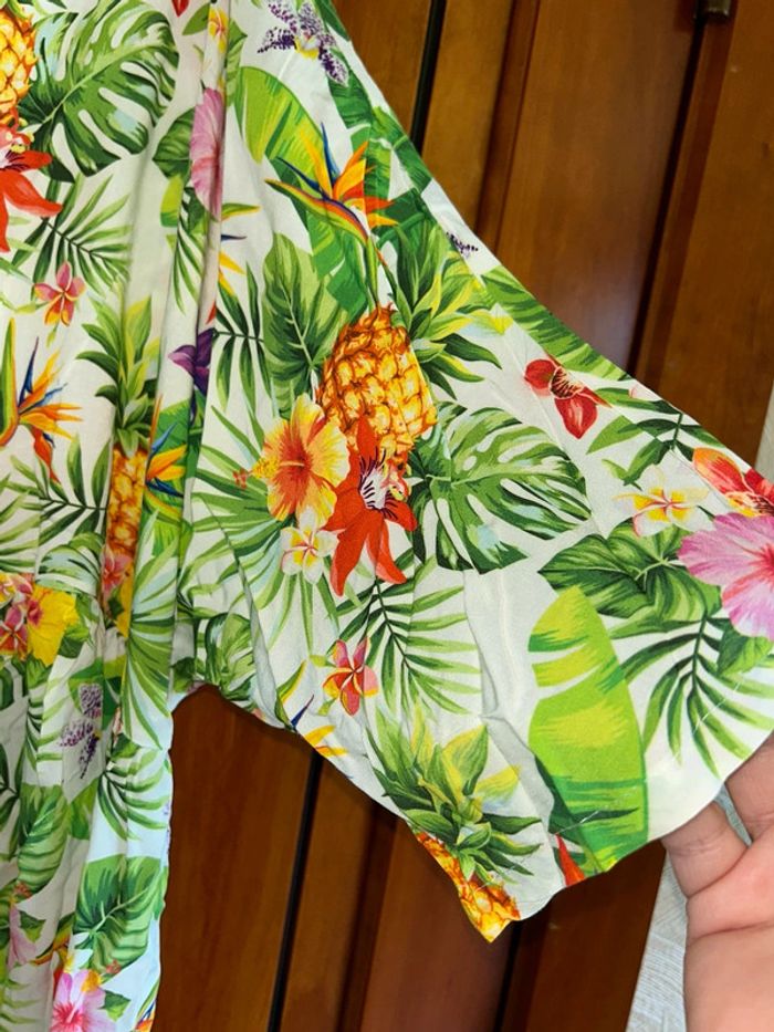 Robe fleurie été Chantal B taille unique - photo numéro 3