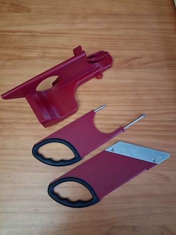 Trancheuse / guillottine à saucisson et foie gras