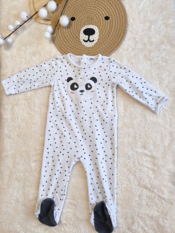 🐼 Pyjama bébé panda mixte – 18 mois – Très bon état