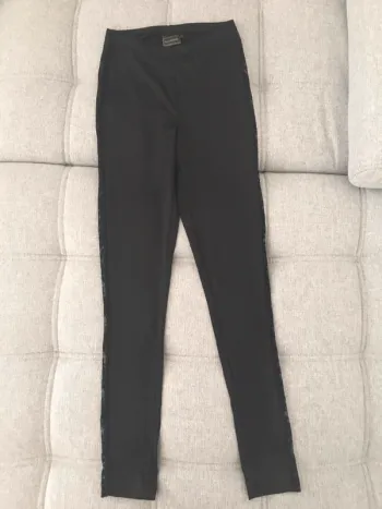 Legging dentelle noire
