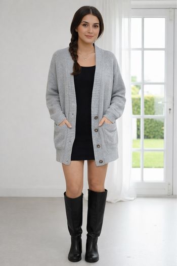 Cardigan en maille pull