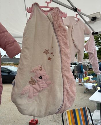 Turbulette bébé licorne