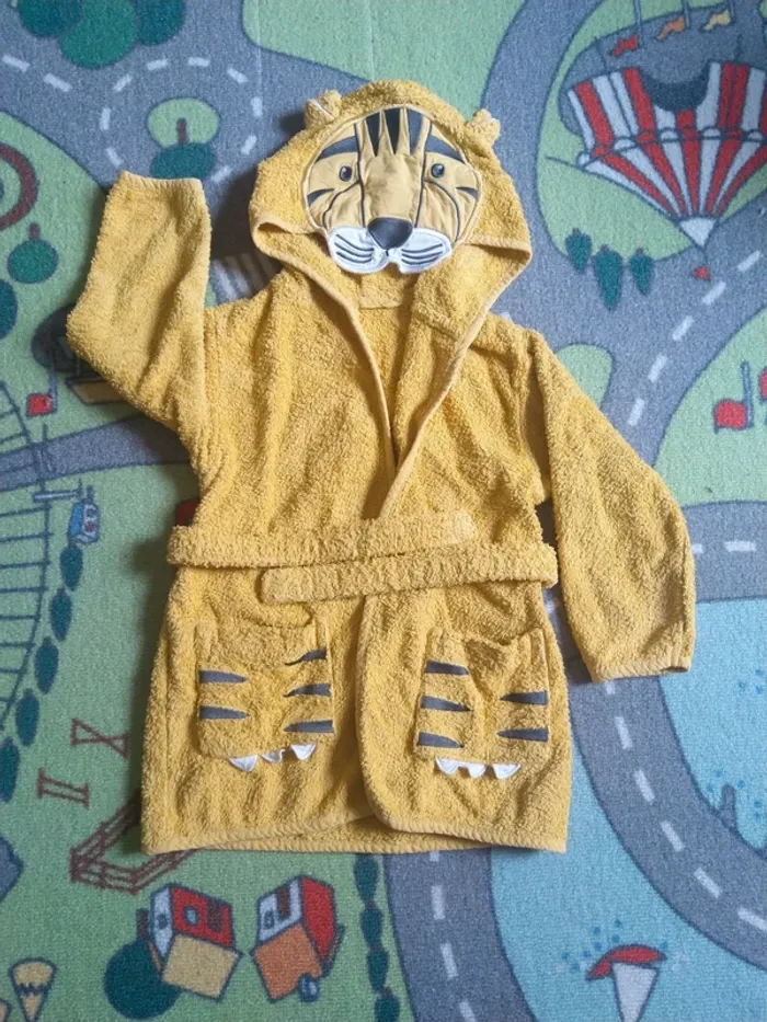 Peignoir / sortie de bain tigre Vertbaudet taille 4 ans/104cm