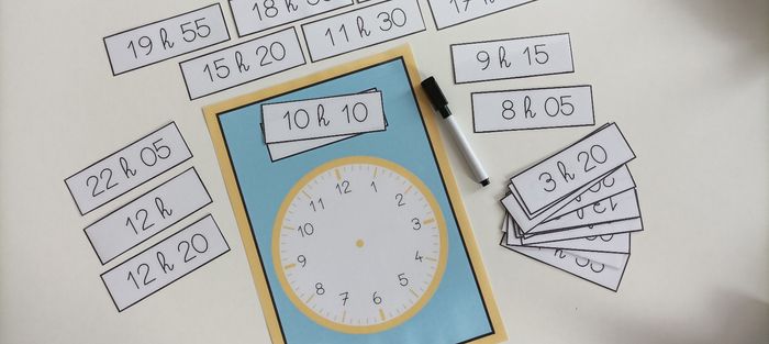 Jeu éducatif j'apprends l'heure