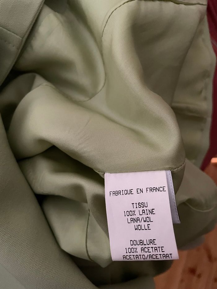 Veste tailleur -blaser vert anis - photo numéro 4