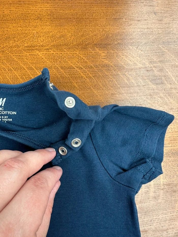 Bodie bleu marine manche courte H&M bleu - photo numéro 6