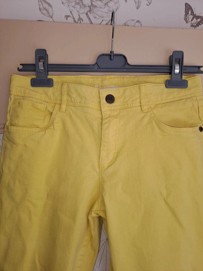 Lot de 2 pantalons fille la redoute 14 ans légers fonds de tâches à peine visible - photo numéro 4