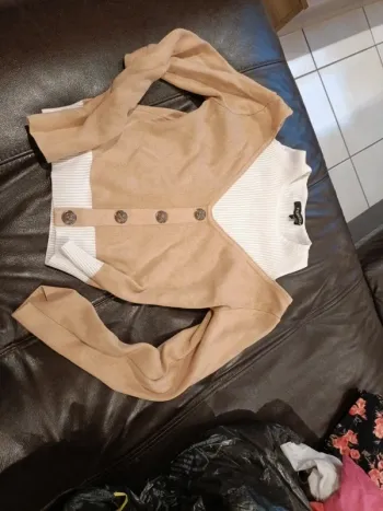 Haut fashion taille unique 36 effet double