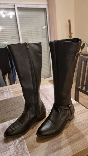 Bottes noires femmes taille 40 tbe