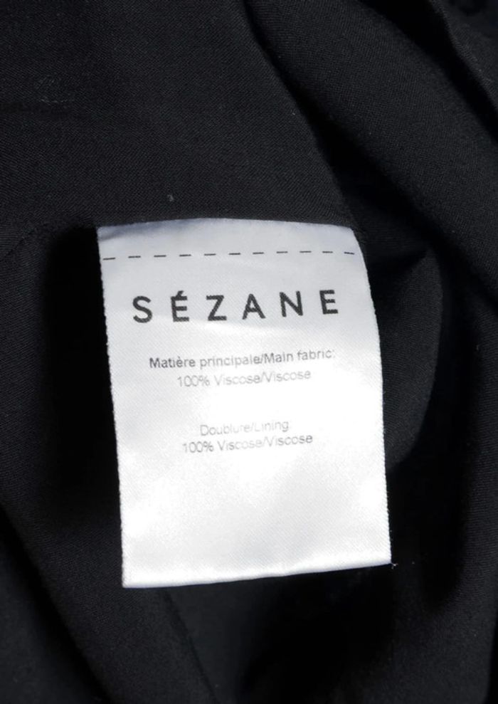 Robe noire fluide style charleston Sézane Taille 36 - photo numéro 10