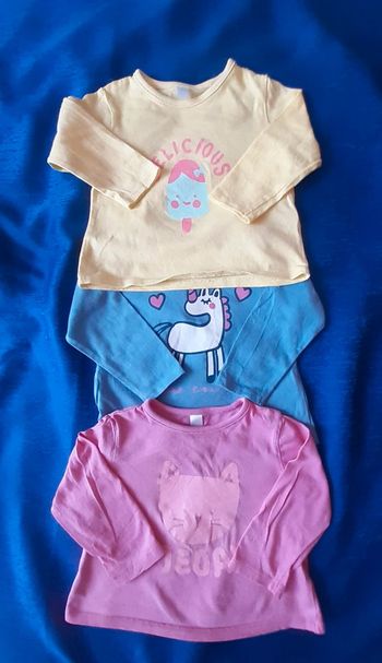 Lot de 3 Tee-shirts manches longues