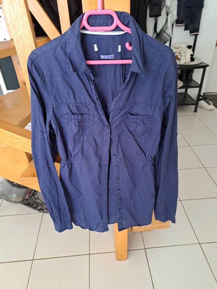 Chemise bleu