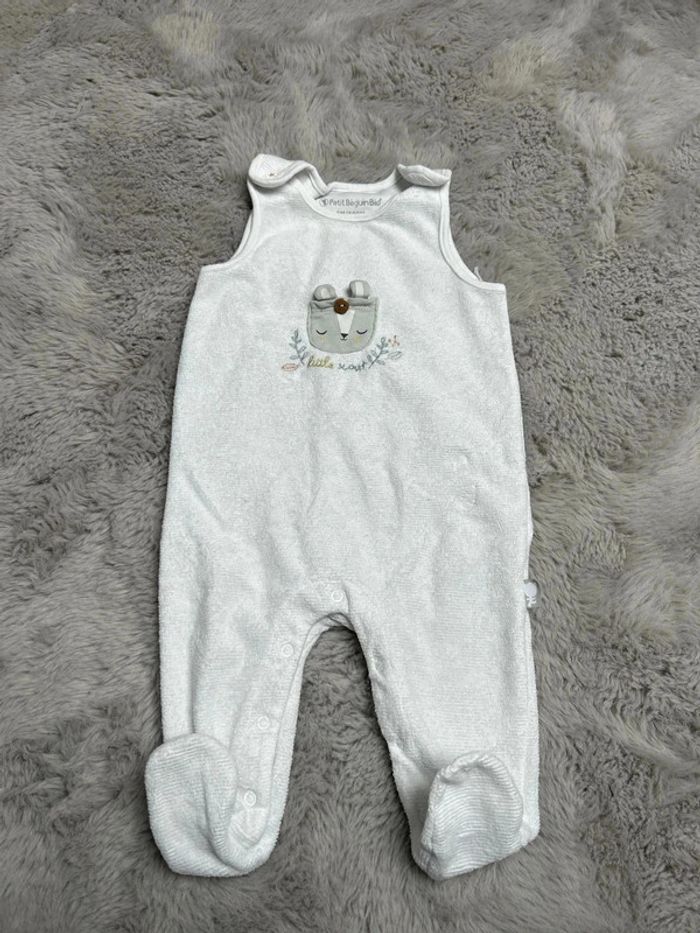 Pyjama sans manche Petit béguin bio taille 6 mois