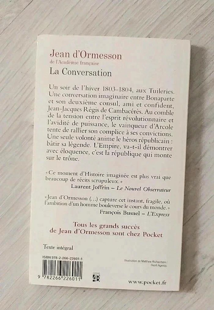 Jean d'Ormesson - La conversation - photo numéro 2