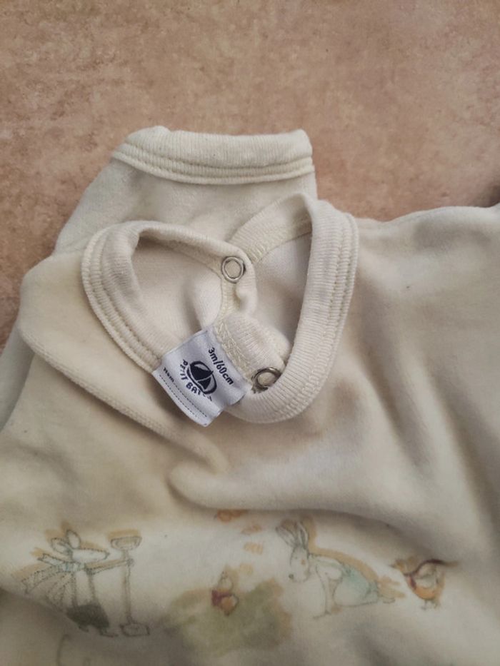 Pyjama jaune 3 mois petit bateau - photo numéro 3