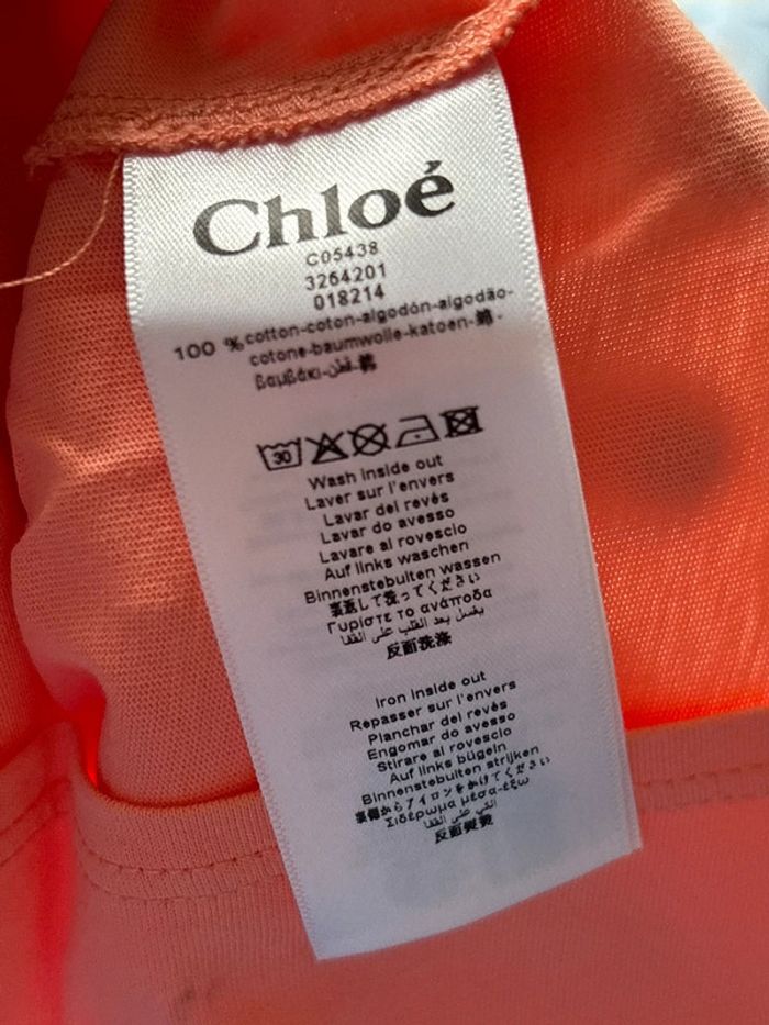T-shirt pour bébé fille 6 mois Chloé - photo numéro 7