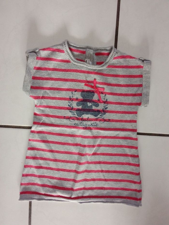 Tunique fille 6 mois 67 cm Lulu Castagnette