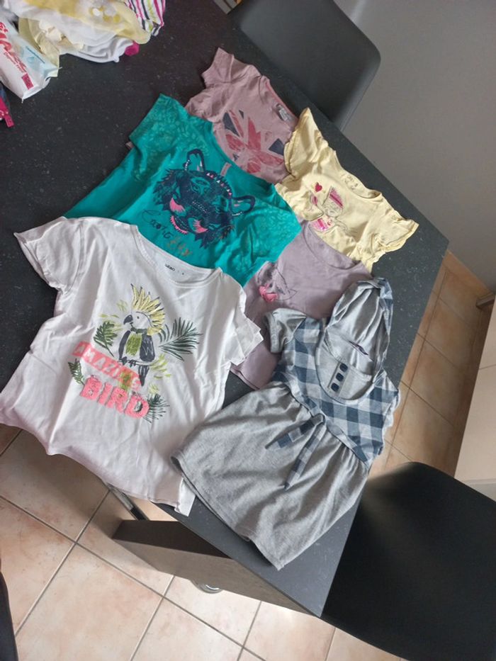 Lot de 6 tee shirt MC 8 ans - photo numéro 2