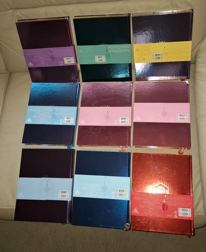 Lot de carnets livres cahiers castle collection disney princesse - photo numéro 12