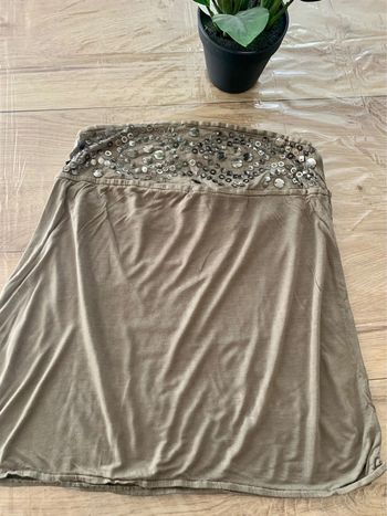 T shirt bustier pimkie  kaki taille 38