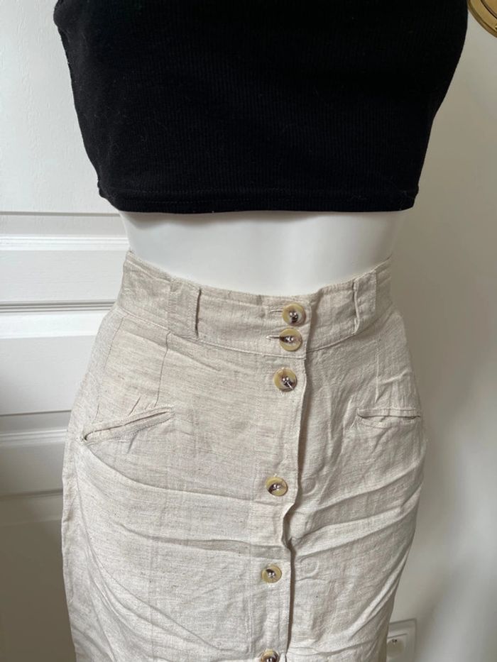 Jupe longue beige - photo numéro 10