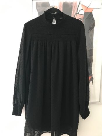 Robe smocks et plumetis Zara 38