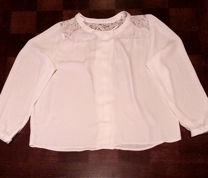 Chemisier femme blanc