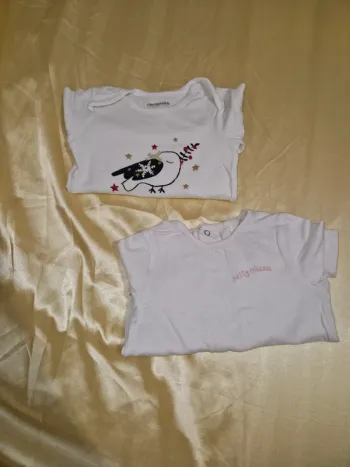 Lot 2 bodies manches longues