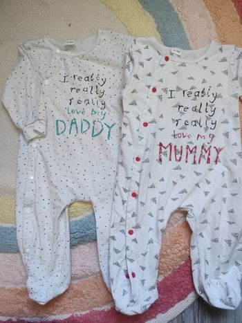 Lot de 2 pyjamas légers 