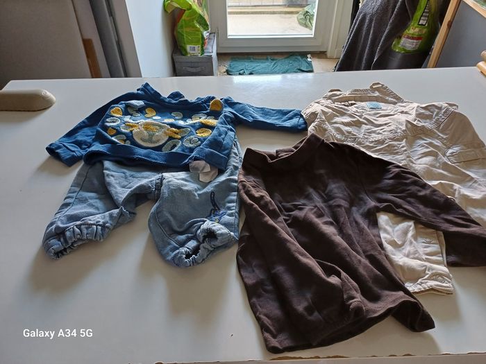 Tenu en 3 miis salopette polo pantalon - photo numéro 5