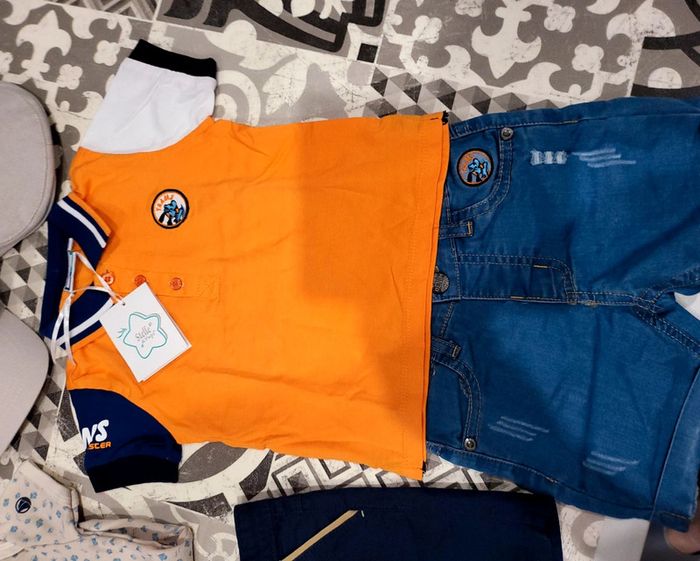 2 ensembles short + 1 short et body et 1 casquette et berret offerts - photo numéro 13