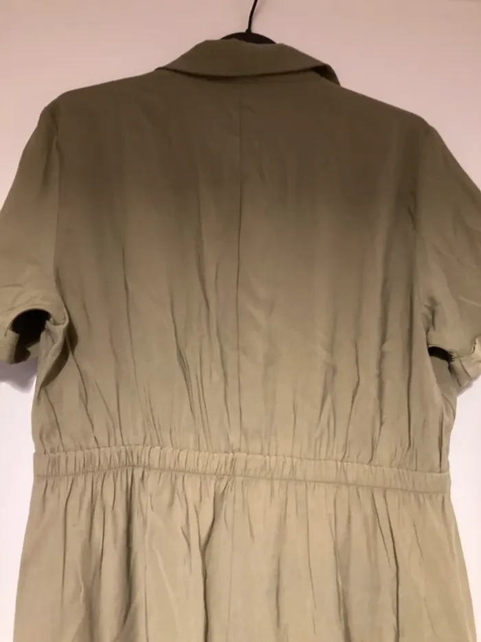 Robe longue type saharienne An’ge kaki - photo numéro 11