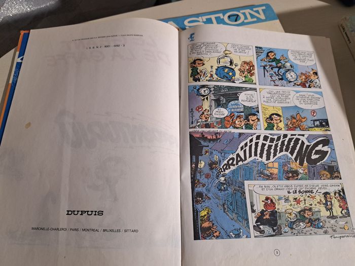 2 BDs de Gaston lagaffe n°7 et 10 - photo numéro 5