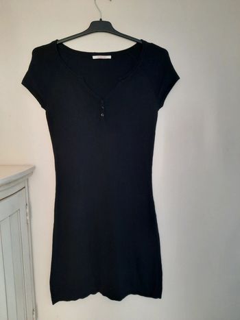 Robe noire chaude Camaïeu T 36