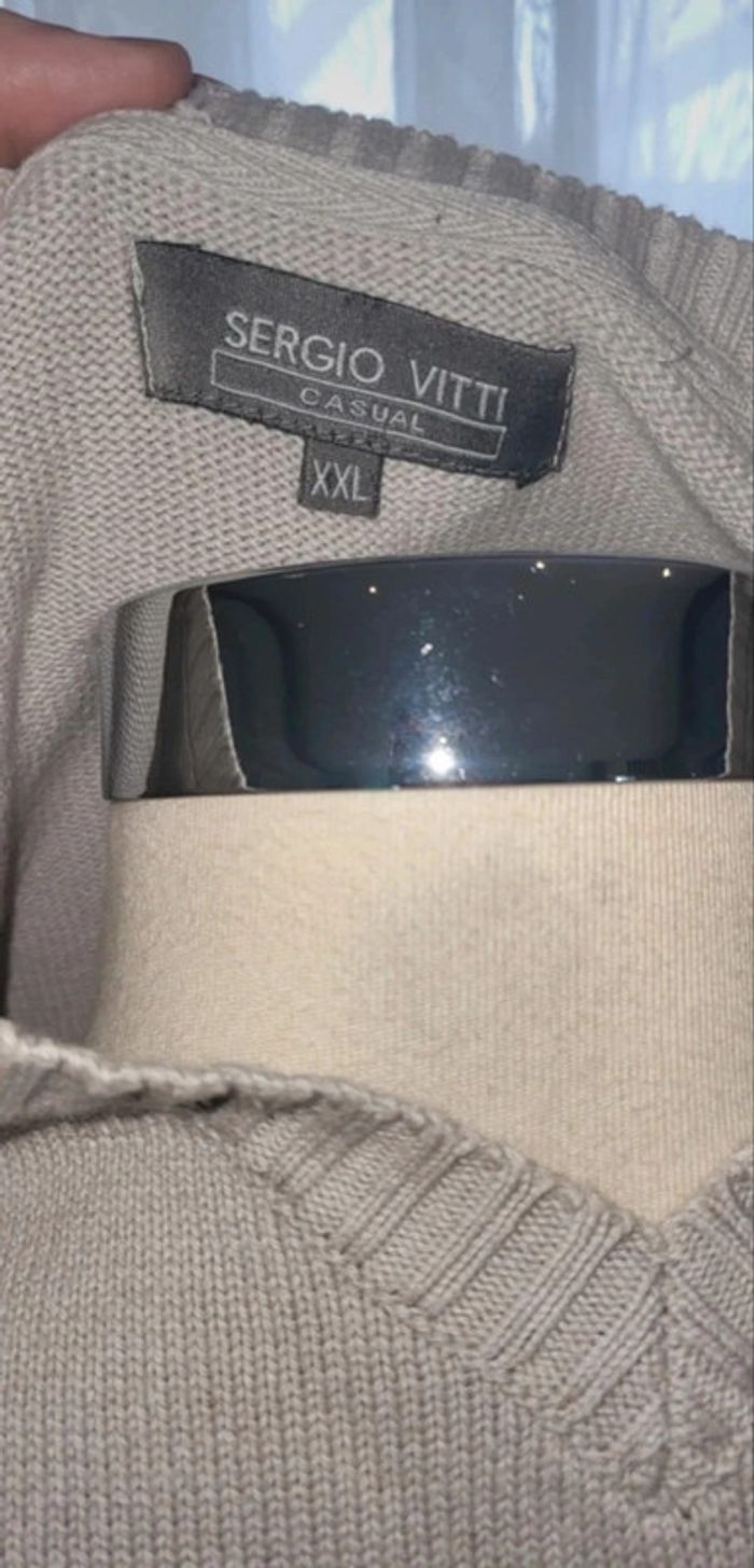 Pull côtelé Sergio Vitti  XXL - photo numéro 5