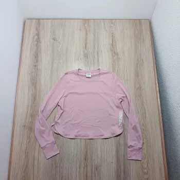 Hauts gymshark femme s teeshirt manche longue rose