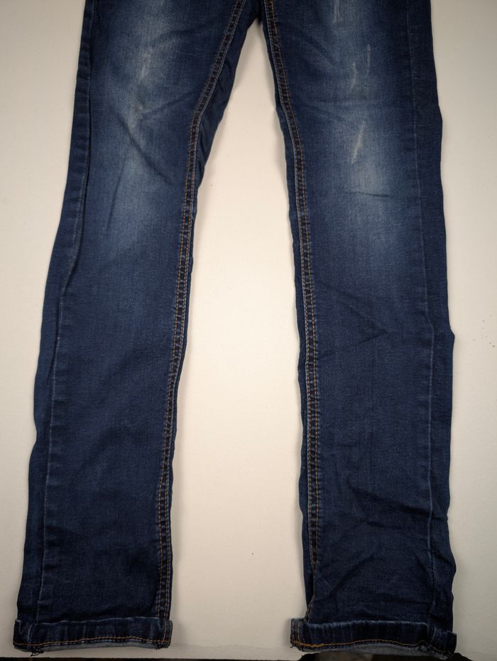 Jean slim bleu délavé - Fille 164 cm (13-14 ans) - Très bon état - photo numéro 2