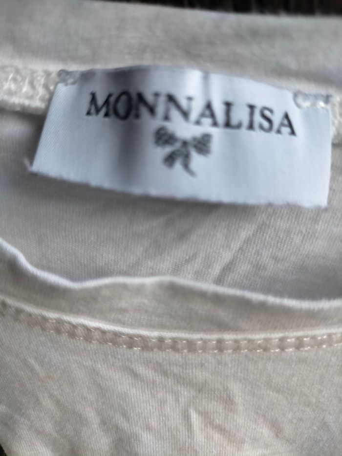 Superbe tee shirt Monnalisa 5 ans - photo numéro 2