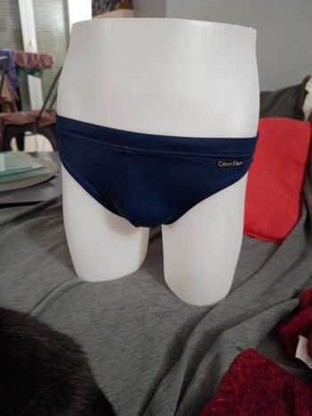 Slip de bain calvin klein taille s coloris marine
