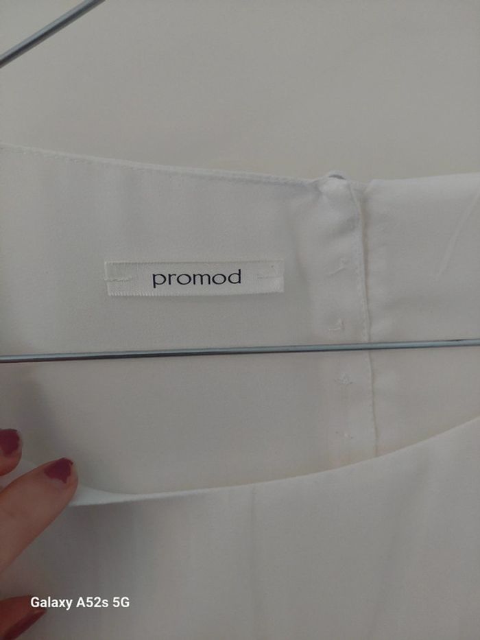 Blouse blanche Promod Taille M - photo numéro 4