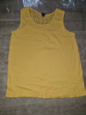 Débardeur jaune kiabi