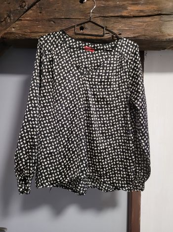 Blouse noir et blanche