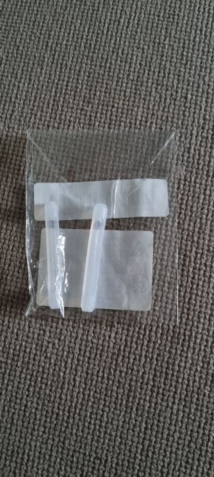 2 lots de coussinets oreilles en silicones transparentes