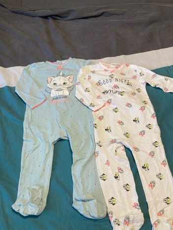 Lot de 3 Pyjama léger bébé fille