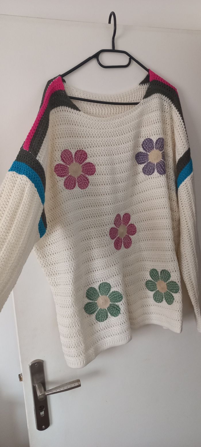 Pull style crochet - photo numéro 4