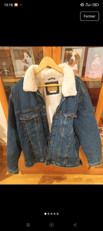 Veste en jeans mouloute